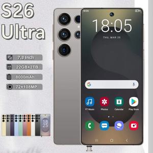2025년 고품질 S26 울트라 7.3인치 LCD 스마트폰 디스플레이 터치스크린 AMOLED 디스플레이 패널 다이나믹 휴대폰