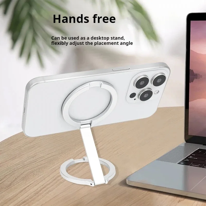 Magsafe 자기 금속 1Pcs 강력한 흡입 회전 양면 Sdsorption 합금 휴대용 범용 데스크탑 크리 에이 티브