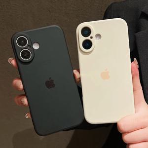 Luxury Original Liquid Silicone For Magsafe Phone Case for iPhone 16 12 15 14 13 Plus Pro Max Matte Bumper Cover Capa Accessorie