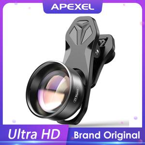 APEXEL HD 2x 망원 인물 렌즈, 전문 휴대폰 카메라 망원 렌즈, 아이폰, 삼성, 안드로이드 스마트폰용