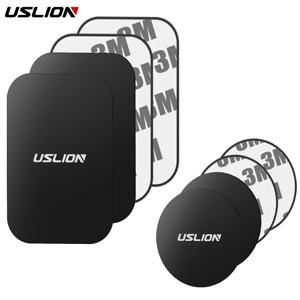 자석 자동차 전화 홀더에 대 한 USLION 금속 플레이트 디스크 자기 모바일 스탠드 마운트 자동차 흡착에 대 한 철 시트 스티커 새로운