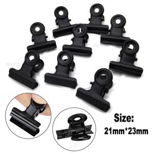 20Pcs 40Pcs 세트 미니 21x23mm 금속 그립 불독 스프링 클립 티켓 종이 편지지 클립 태그 문서 바인더 클립 사진 클램프