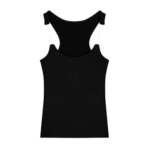 여성 Ypro 골지 보이지 않는 스트랩 탱크 탑 Camis Tee