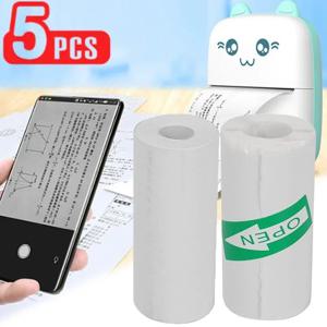 미니 프린터 감열지 라벨 스티커, 어린이 즉석 인쇄 카메라 포켓 프린터, 1/3/5 롤, 57x25mm