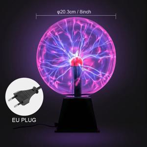 참신 매직 크리스탈 플라즈마 볼 터치 램프 3/4/5/6/8Inch LED 야간 조명 아이 생일 크리스마스 선물 장식 정전기 플래시