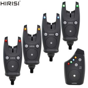 Hirisi 무선 잉어 낚시 알람 세트 방수, 낚시 물린 알람 낚시 물린 표시기 낚시 액세서리 S5