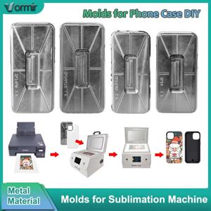 VORMIR Mold for 2 in 1 전화 케이스 iPhone 15 14 13 12 11 Pro Max 승화 진공 기계 전화 커버 열전달 금형