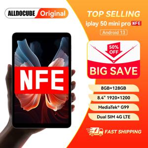 Alldocube iPlay50 Mini PRO 8.4인치 Android13 태블릿 Netflix L1 8GB RAM 128GB ROM Helio G99 듀얼 SIM 카드 Google play