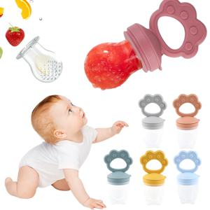 실리콘 과일 및 야채 Juicing 아기 껌 장난감 만화 씹는 치아 연삭 스틱 보조 식품 도구 안전 베이비 케어 용품
