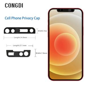 전화 전면 카메라 커버 iPhone 13 12 11 Pro Max Mini XS XR MAX X 카메라 렌즈 보호기 전화 개인 정보 보호 보호 웹캠 커버