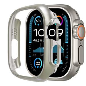 Apple Watch Ultra 2용 무광택 커버 49mm 케이스 하드 PC 충격 방지 가장자리 보호 범퍼 iWatch 시리즈 Ultra 49mm 액세서리