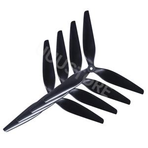 HQ Macroquad Prop 10X5X3 9X5X3 1050/9050 10인치 9인치 3 블레이드 FPV 드론용 검정색 탄소 강화 나일론 프로펠러