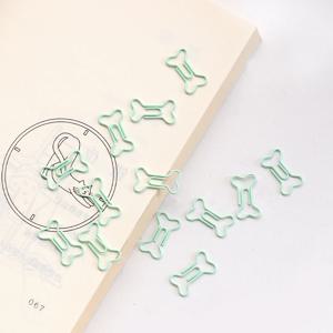 미니 본 페이퍼 클립 북마크 바인더 클립, 사무실 액세서리, 패치워크 클립, H0481, 50 개/봉지