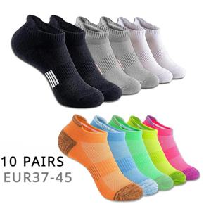 10 쌍 EUR37-45 여성 남성 발목 양말 여름 메쉬 스포츠 양말 러닝 로우 컷 슬리퍼 양말 고품질 코튼
