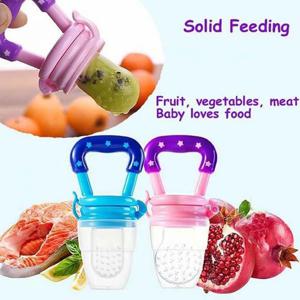 아기 과일 피더 아기 젖꼭지 실리콘 젖꼭지 Puting makanan bayi puting buah makanan baby