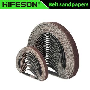 10 개/몫 10mm/20mm 샌딩 벨트 샌드페이퍼 10x330 20x520 에어 벨트 샌더 연마 종이 그릿 60 80 120 180 240 320 400
