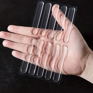 10PCS 투명 도어 충격 매트, 실리콘 씰, 가정용 투명 충격 씰 테이프, 투명 음소거 스트립