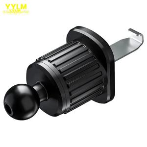 범용 자동차 공기 환기 클립 마운트 17mm 볼 헤드 자료 자동차 휴대 전화 홀더 핸드폰 GPS 브래킷에 대 한 자동차 공기 콘센트 후크