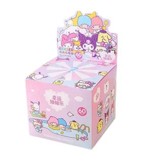 New Sanrio 30/60pcs 지우개 Kawaii 헬로 키티 Kuromi Cinnamoroll 펌핑 지우개 학생 문구 용품 어린이 장난감