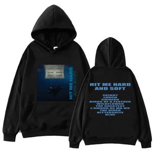 Hit Me Hard And Soft Billie 까마귀 하라주쿠 풀오버 탑 스웨트 팬 선물