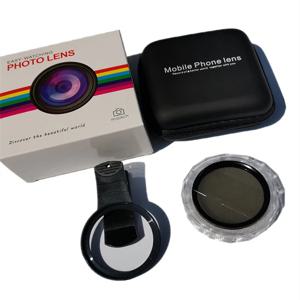 범용 52mm 원형 편광판 카메라 렌즈 CPL iPhone 용 전화 클립이있는 반사 필터 없음 Samsung Huawei 스마트 폰
