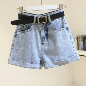 여성용 데님 반바지, 루즈 와이드 레그 짧은 청바지, 여성 캐주얼 의류, A라인 바지, 여름 2024 신상
