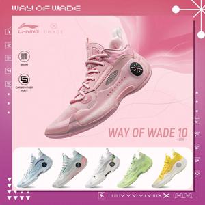 Li-Ning Men WAY OF WADE 10 LOW 전문 농구 신발 카본 플레이트 쿠션 지원 LiNing WOW 10 스니커즈 ABAS083