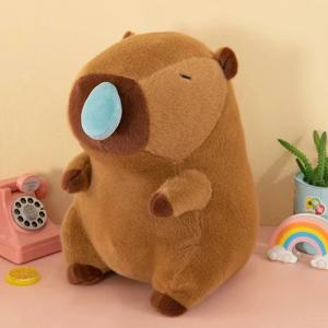 25-55CM Kapibala Capybara 플러시 장난감 인터넷 연예인 Capybara Jun 인형 추악한 귀여운 인형 기니피그 인형 소년 소녀 Anime Kawaii