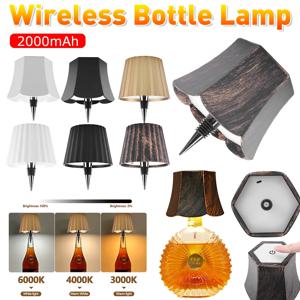 무선 LED 와인 병 램프, 충전식 LED 조명, 조광 버섯 램프, 터치 컨트롤 테이블 램프, 장식 야간 조명