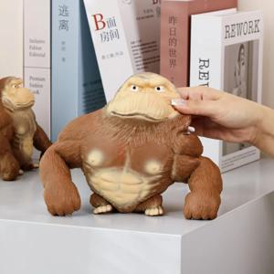 모래 Squishy 원숭이 Antistress 고무 Stretchable 거대한 오랑우탄 불멸의 탄성 고릴라 인형 감압 원숭이 장난감