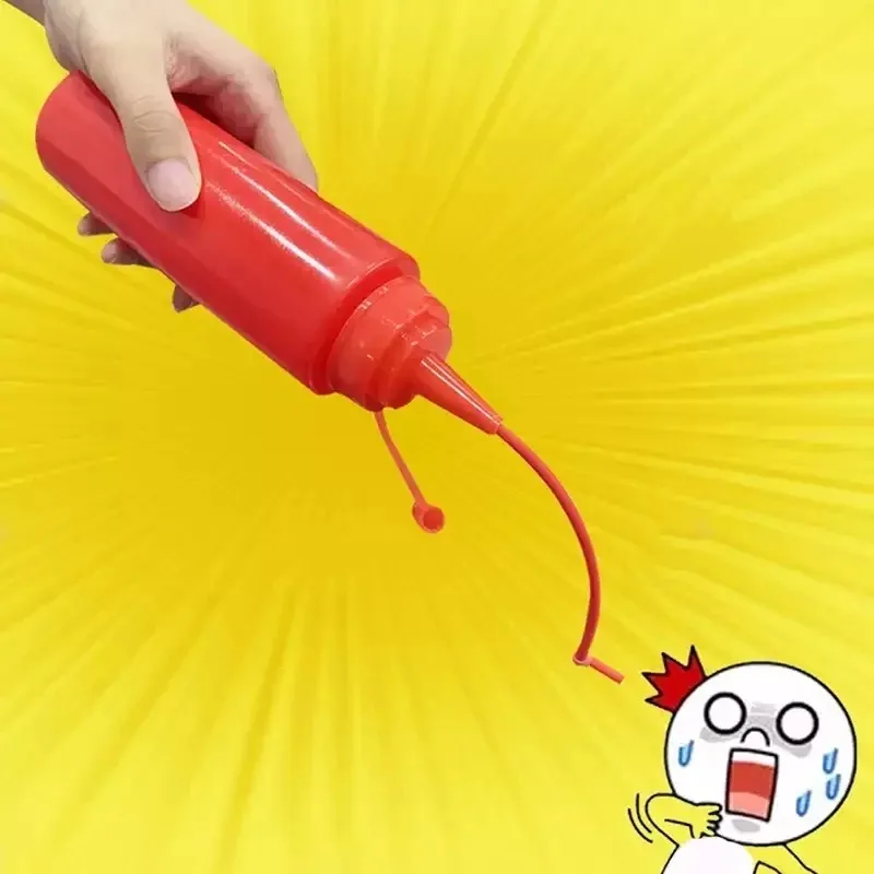 재미 있은 장난 케첩 병 실용 농담 토마토 소스 장난 성인 어린이 멋진 장난감 무서운 항목 가짜 케첩 깜짝 선물
