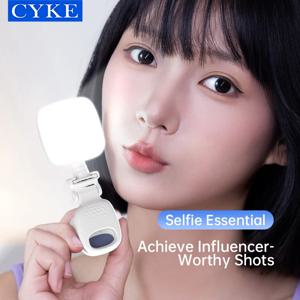 LED 셀카 라이트 카메라 필라이트 충전식 휴대폰 모니터 야간 조명, USB 휴대용 클램프 라이트, 노트북 태블릿 컴퓨터용