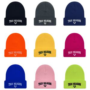 1PCS 가을, 겨울 인기 풀오버 모자 편지 자수 밑단 니트 모자 야외 따뜻한 비니 모자