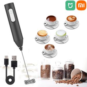 Xiaomi 전기 무선 우유 Frothers 블렌더 핸드 헬드 미니 USB Rechargable 3 커피 카푸치노 크림 용 커피 믹서 속도