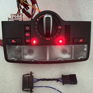 SunRoof Skylight 레드 라이트가있는 인테리어 돔 라이트 컬러 독서 용 램프 3BD 947 105 for VW Passat B5 Golf 4 Golf MK4 Bora