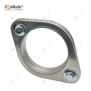 Eplus 자동차 오토바이 배기 파이프 머플러 플랜지 조인트 키트, 범용 304 스테인레스 스틸, 51mm, 63mm, 76mm, 구멍 2 개