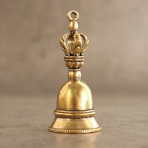 레트로 구리 벨, 황동 공예, 다이 캐스팅, 떨어지는 바람 종소리, 티베트 청동 벨 아이디어, 구리 벨 펜던트