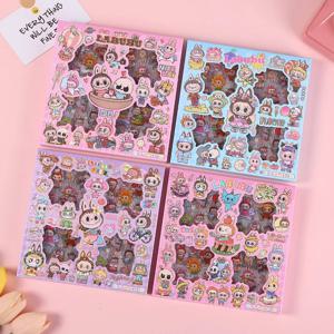 100/300PCS 엘프 Chiikawa 스티치 애니메이션 스티커 투명 Applique 컵 컴퓨터 스케이트 보드 DIY 장식 데칼 장난감 선물 아이를위한