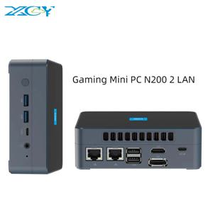 인텔 N200 미니 PC DDR5 4800MHz M.2 NVMe SSD Win11/Linux WiFi6 BT5.2 4K/8K 60Hz HDMI/DP C타입 2.5G LAN USB3.2 울트라 슬림 컴퓨터