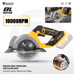 EGOD 5 인치 브러시리스 전기 원형 톱 리튬 배터리 구동 휴대용 마이 터 톱 Dewalt 배터리 용 전동 공구