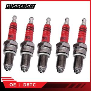 GY6 CG 50 70 110 125 150CC 오토바이 Atv 스쿠터 먼지 자전거 이동 카트 OE D8TC A7TC 새로운 레이싱 점화 플러그 3 삼중 전극