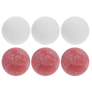 6 Pcs 36mm 매트 테이블 축구 교체 공 데스크탑 축구 게임 액세서리 향상된 그립 미니 축구 공 Foosball 장난감