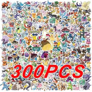 103/300Pcs 포켓몬 귀여운 피카추 스티커 Charizard 앨범 Pokédex DIY 노트북 자동차 수하물 Kawaii 방수 애니메이션 스티커 장난감