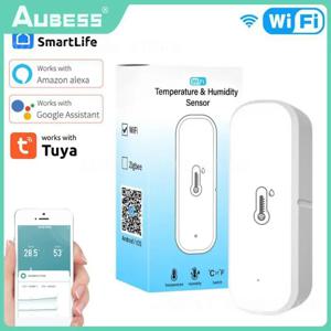 Tuya WiFi 온도 및 습도 스마트 홈 자동화 온도계 습도계 APP 원격 알람 Alexa Google 홈 스마트 라이프