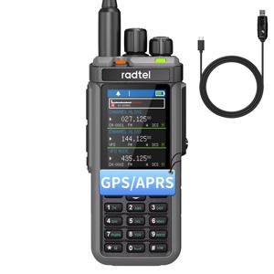 Radtel RT-880G Aprs+Gps 10w 햄 라디오 (AM, USB, LSB, CW, CB, HF, UHF, VHF, LW, MW, SW, SSB 지원), 1024채널, 크로스 밴드 리피터