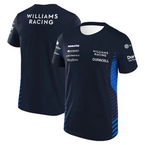남성 티셔츠 F1 Williams Racing Team Carlos Sainz Formula One Alex Albon 키즈 티셔츠 남성 여성 티셔츠 아동 티셔츠