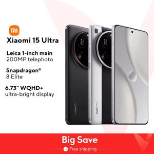 글로벌 버전 Xiaomi 15 Ultra 512GB/1TB Snapdragon 8 Elite Leica 카메라 200MP 지원 HyperCharge 무선 80W NFC