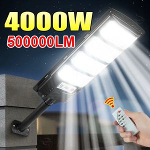 500000 LM 4000W/3000W/2000W 태양 Led 빛 야외 강력한 야외 모션 센서 태양 램프 정원 거리 벽 램프