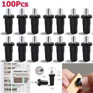 100Pcs 대형 철 셔터 루버 블라인드 수리 핀 스프링 장착 식목원 셔터 교체 핀 창문 홈용 볼트