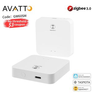 AVATTO ZigBee3.0 동글 플러스 범용 게이트웨이 허브, Tasmota ZigBee2MQTT 홈 어시스턴트용 스마트 홈 자동화 무선 브리지